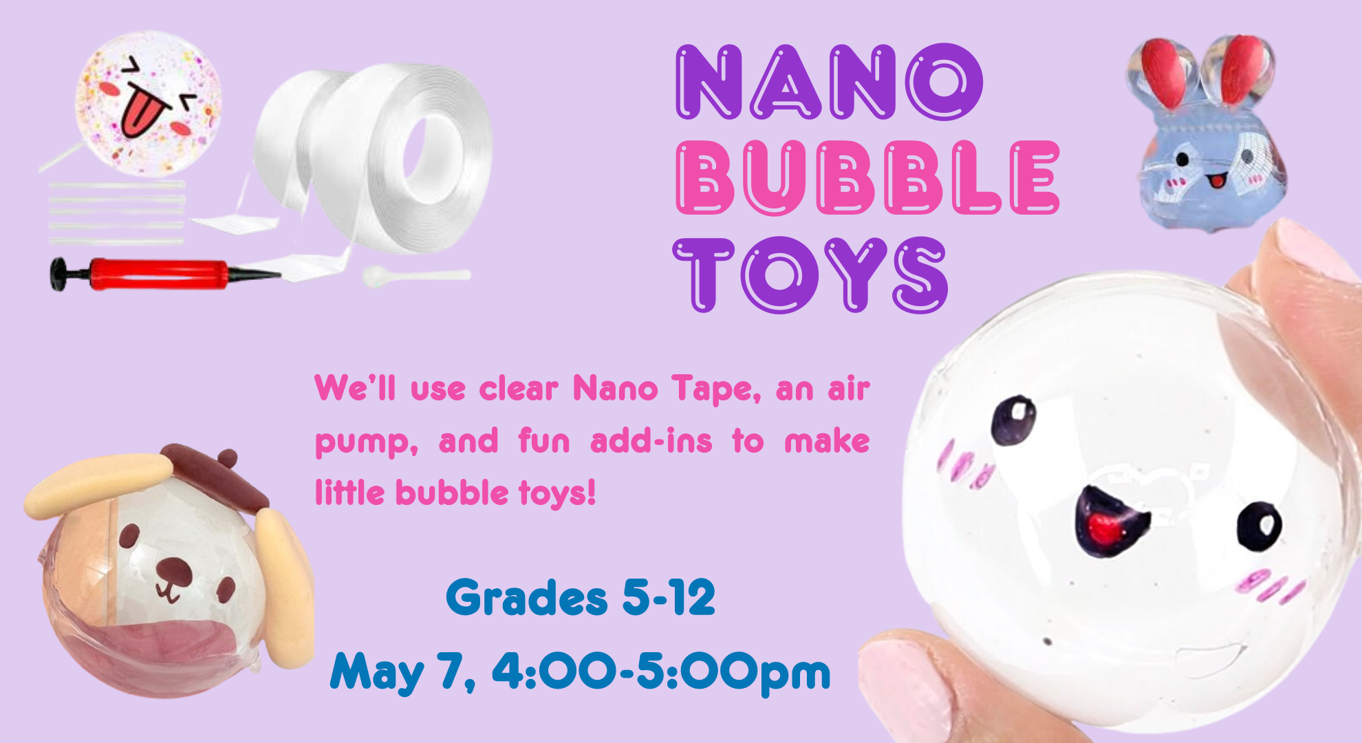 Nano Bubble Toys