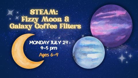 STEAM: Fizzy Moon and Galaxy Coffee Filters slide