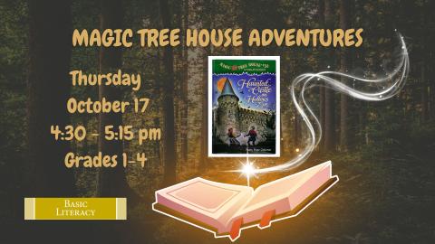 Magic Tree House program Haunted Castle on Hallows Eve