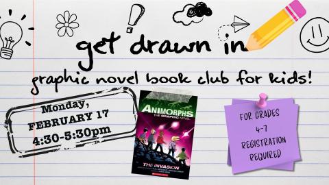 Get Drawn In a Graphic Novel Book Club for Kids