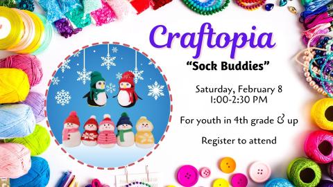 Craftopia Program Sock Buddies