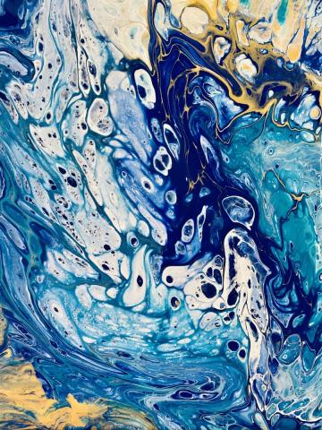 Acrylic Pouring Painting
