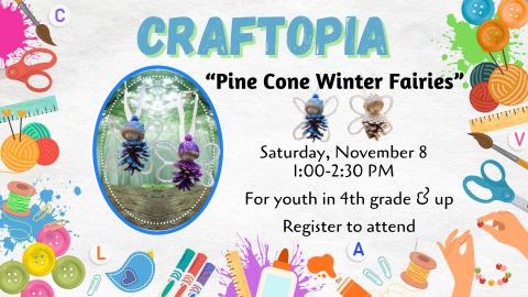 Craftopia: Pine Cone Winter Fairies