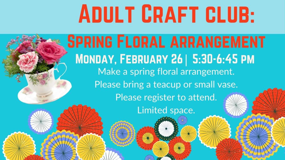 adult craft floral 