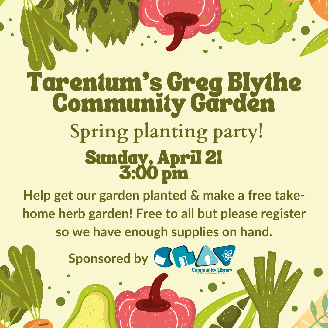 Tarentum Garden Planting