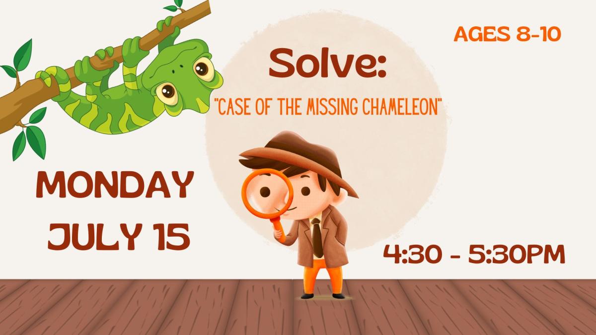 Case of the Missing Chameleon slide