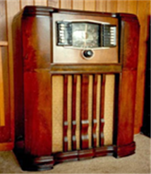 vintage radio case