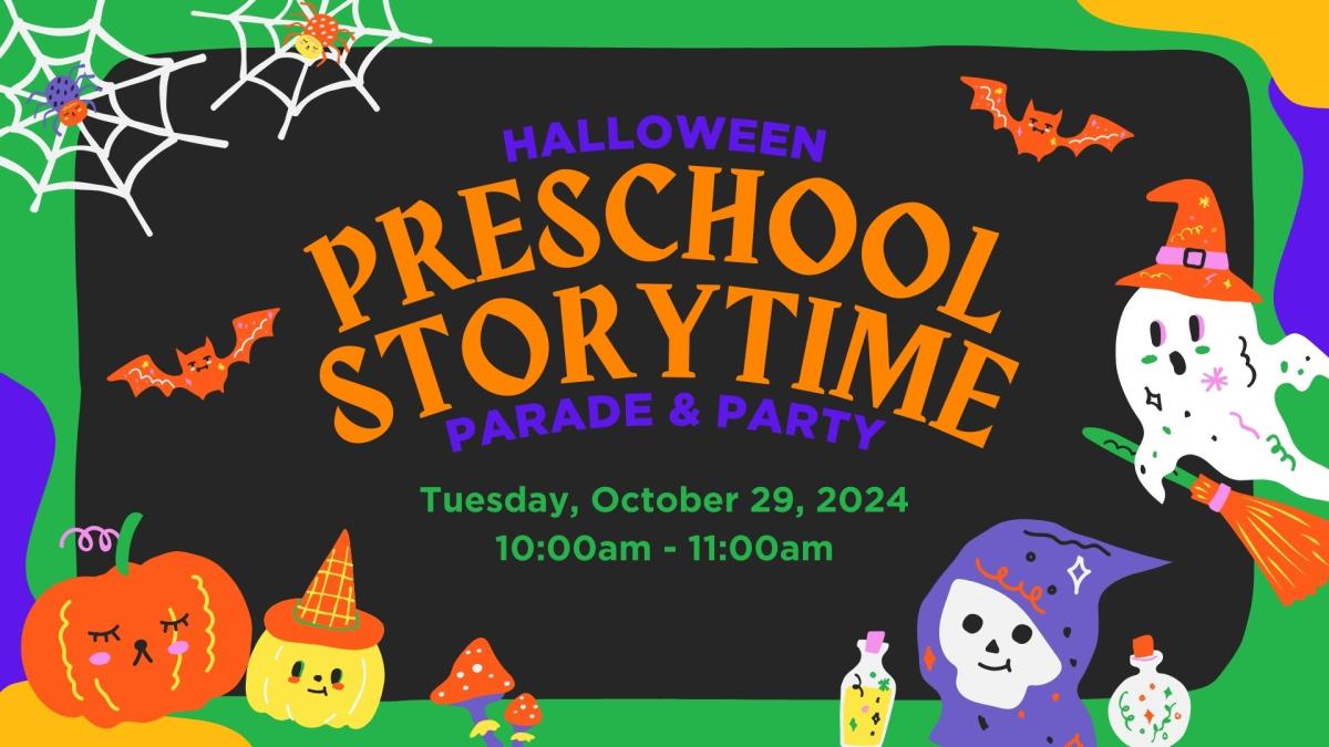 preschool storytime for Halloween