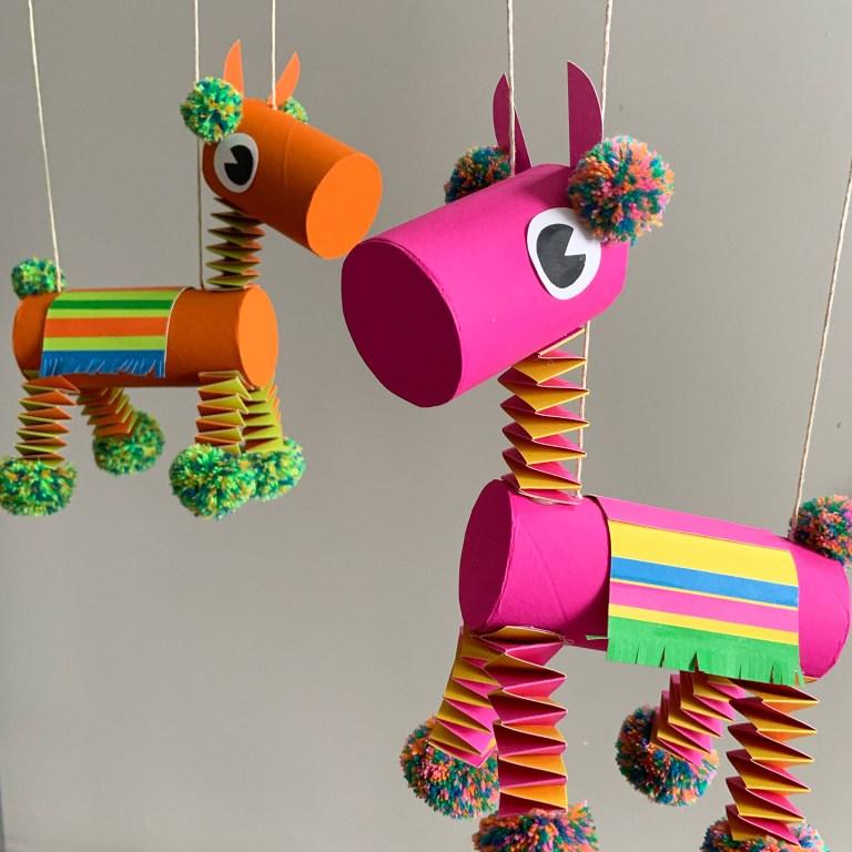 Pony Paper Tube Marionette (Puppet)
