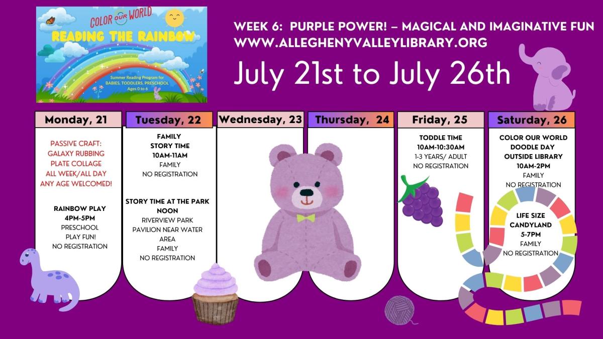 weekly events